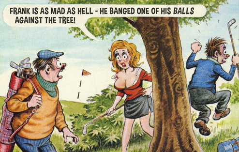 gonedigging-lost-golf-balls-saucy-postcard-posters-for-him